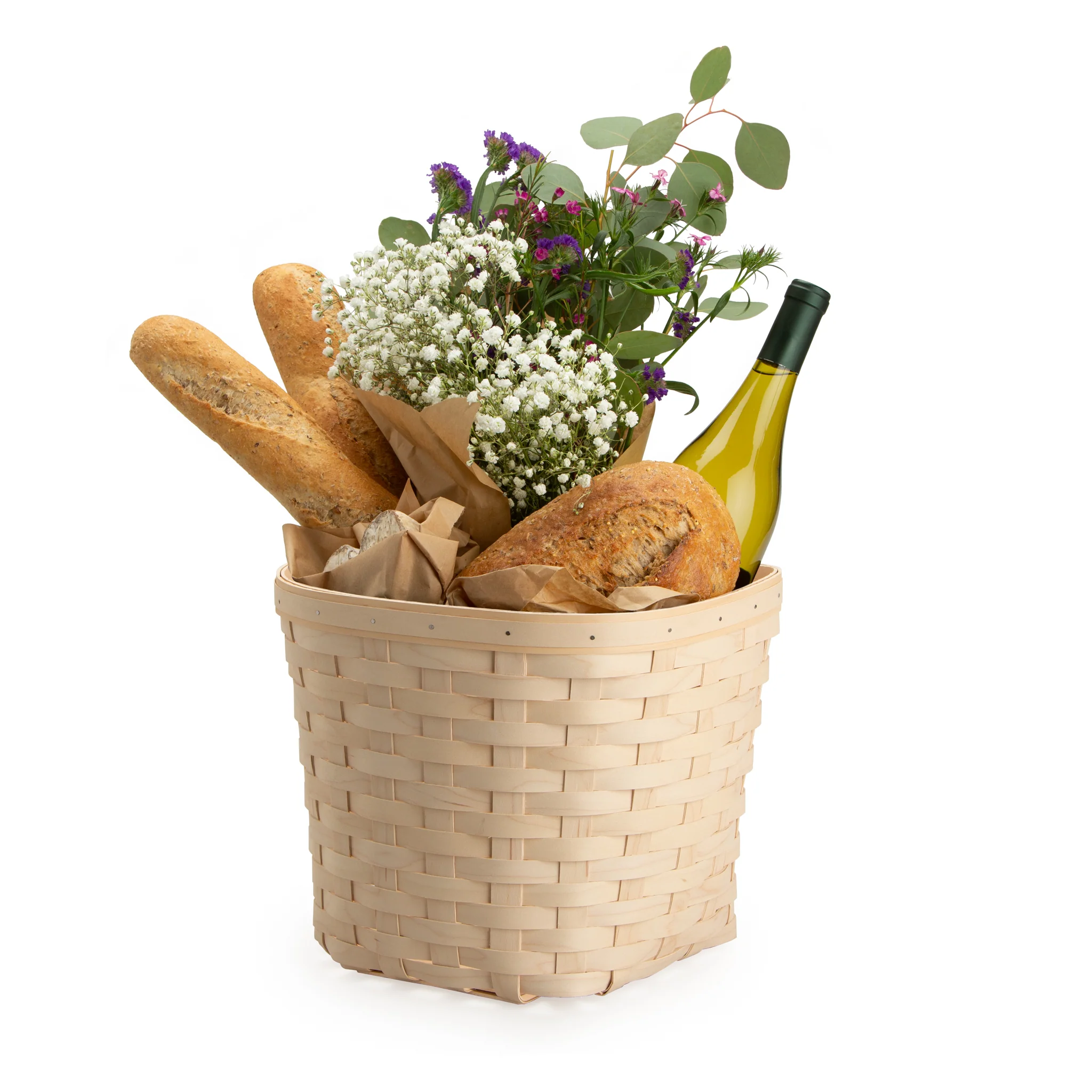 Bicycle Basket - Whitewashed