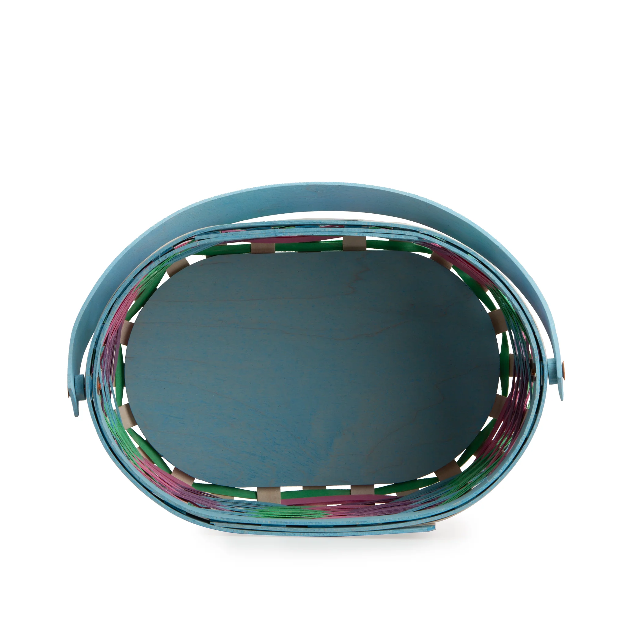 Collector's Easter Medium Oval Basket with Protector - Multi - Image 9