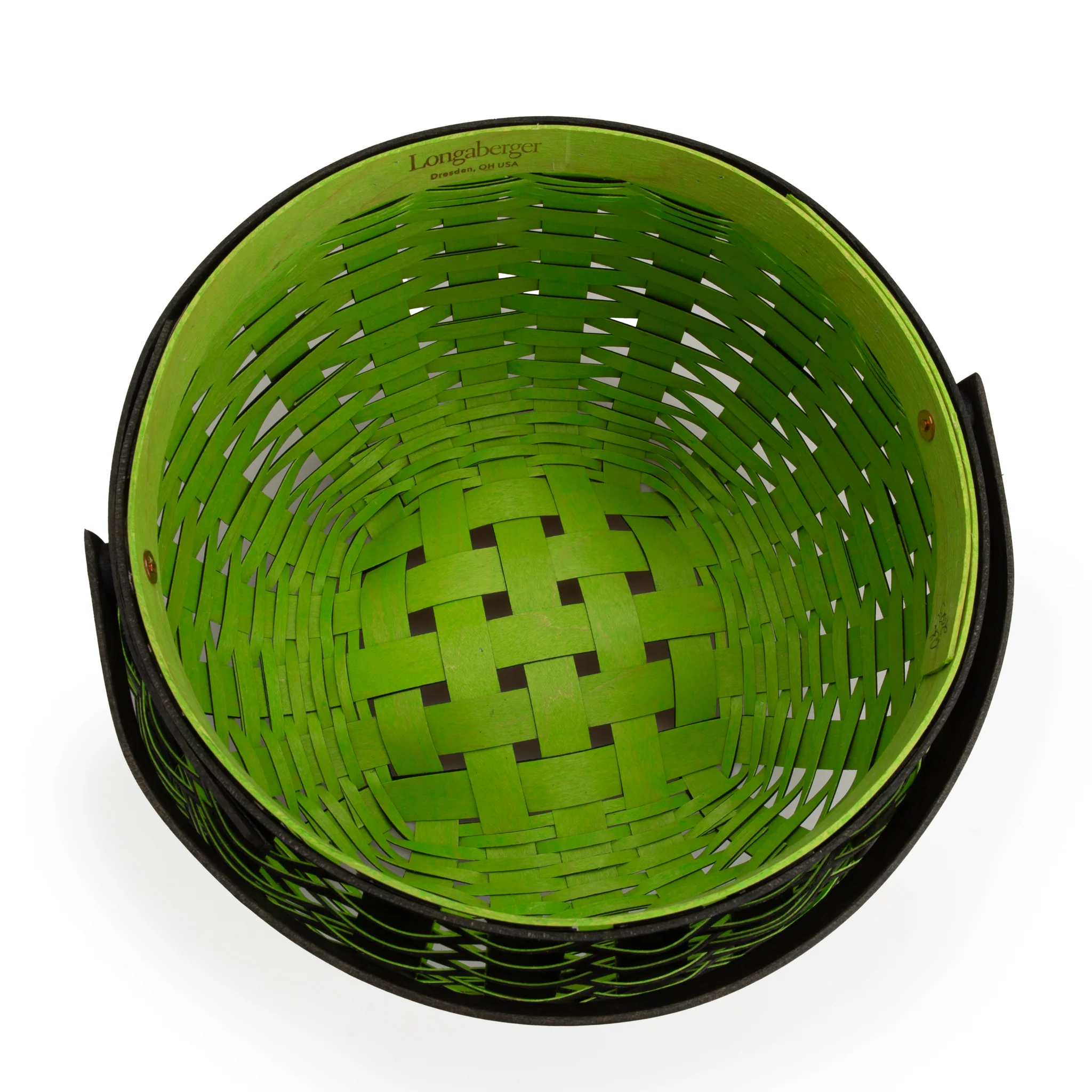 Collector's Halloween Medium Cauldron Basket with Protector - Black and Neon Green - Image 7
