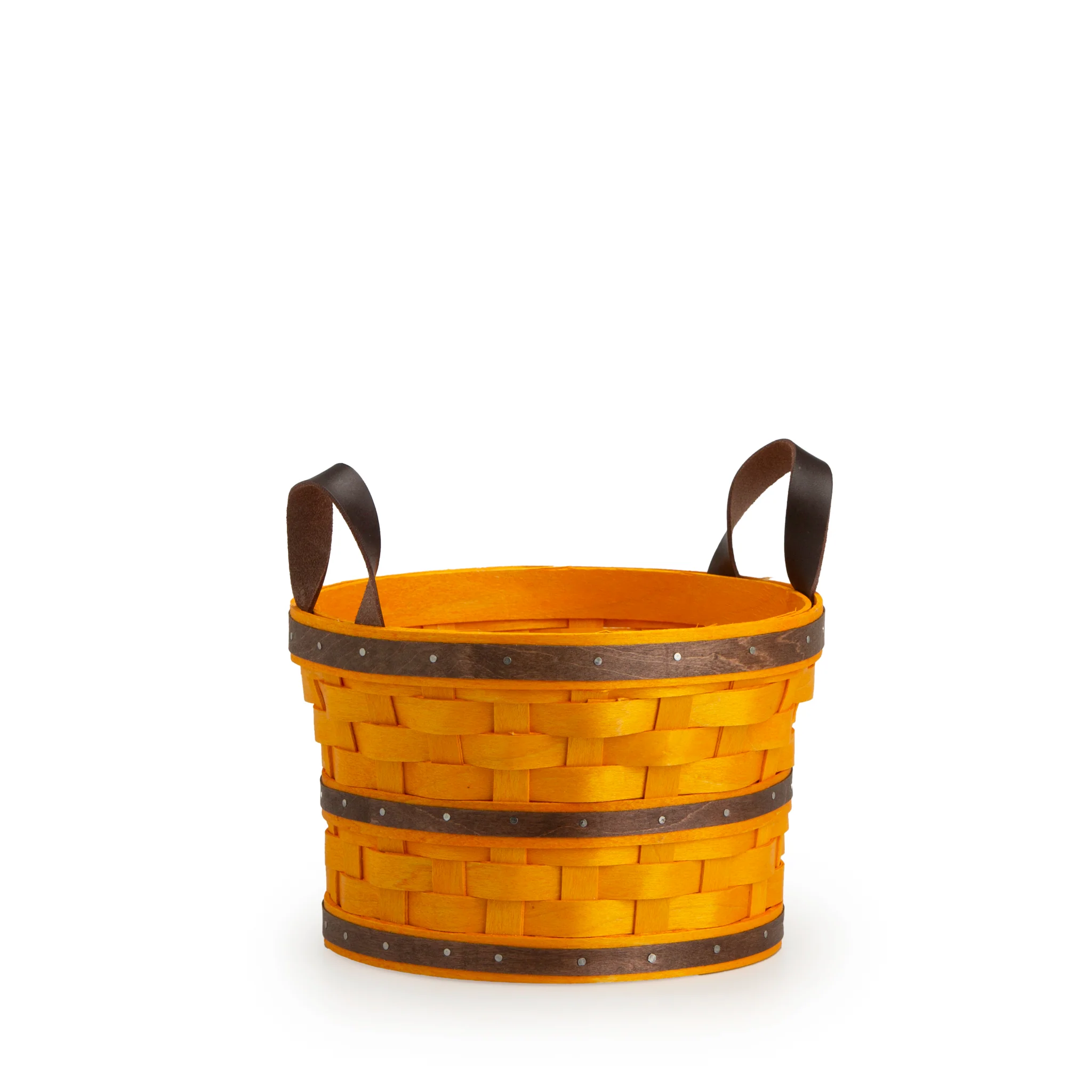 Harvest Small Bushel Basket with Protector - Toasted Marigold - Image 11