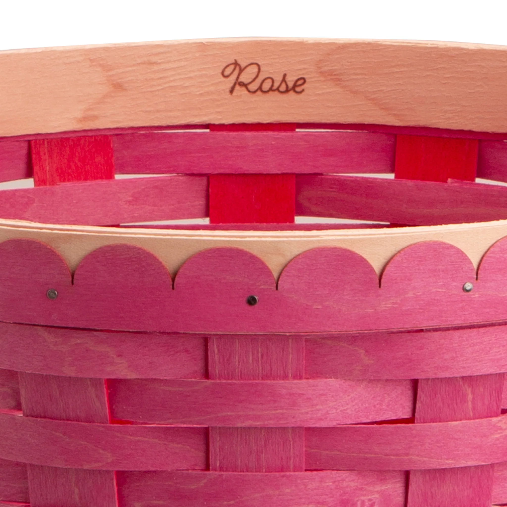 Large Spring Flower Basket with Protector - Rose - Image 11