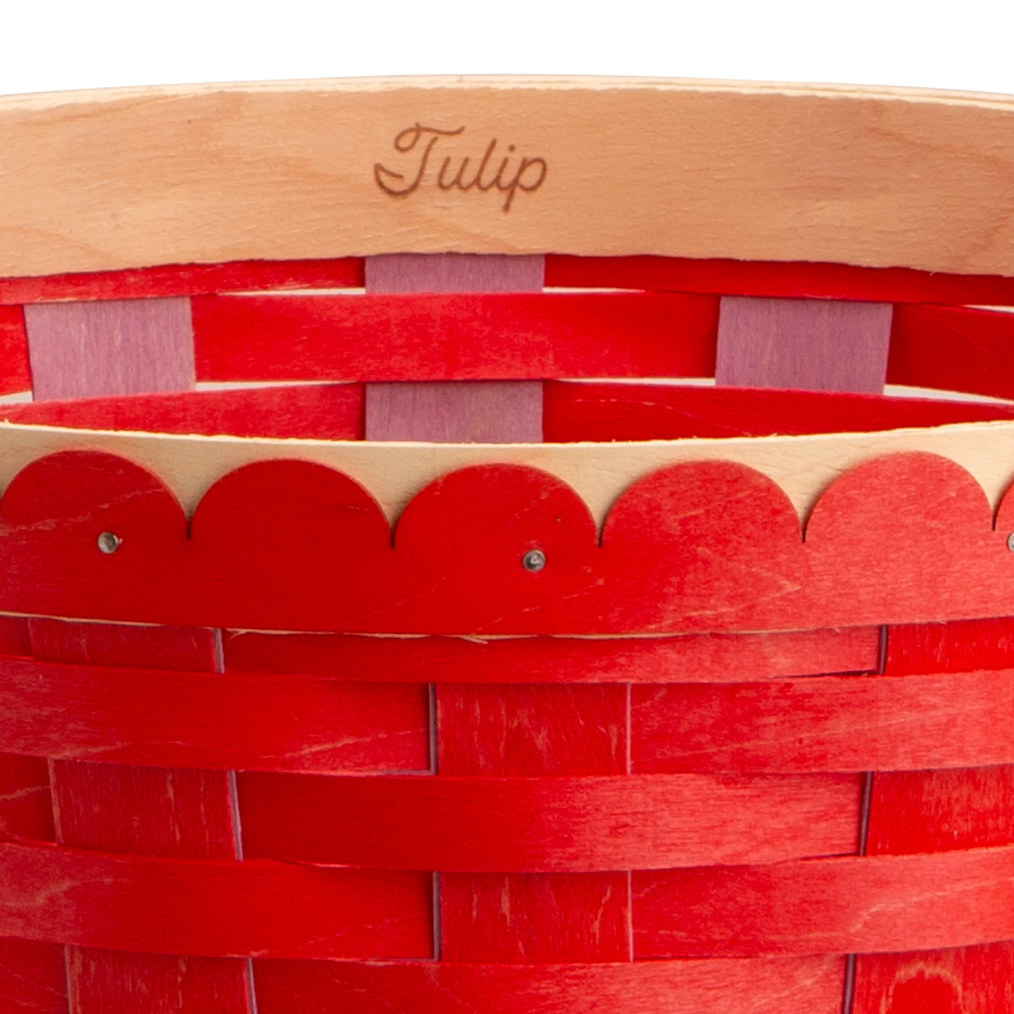 Large Spring Flower Basket with Protector - Tulip - Image 4