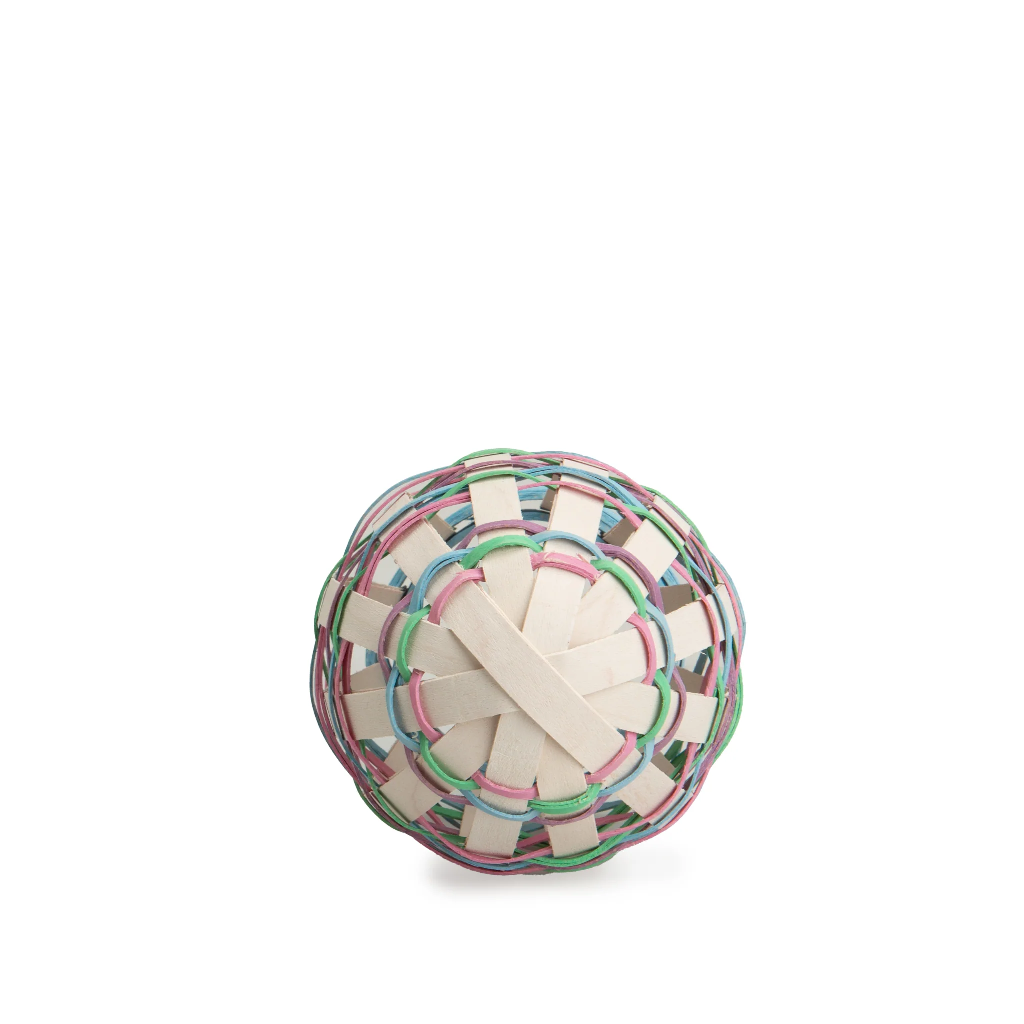 Easter Miniature Freestanding Open Weave Egg Basket - Green - Image 3