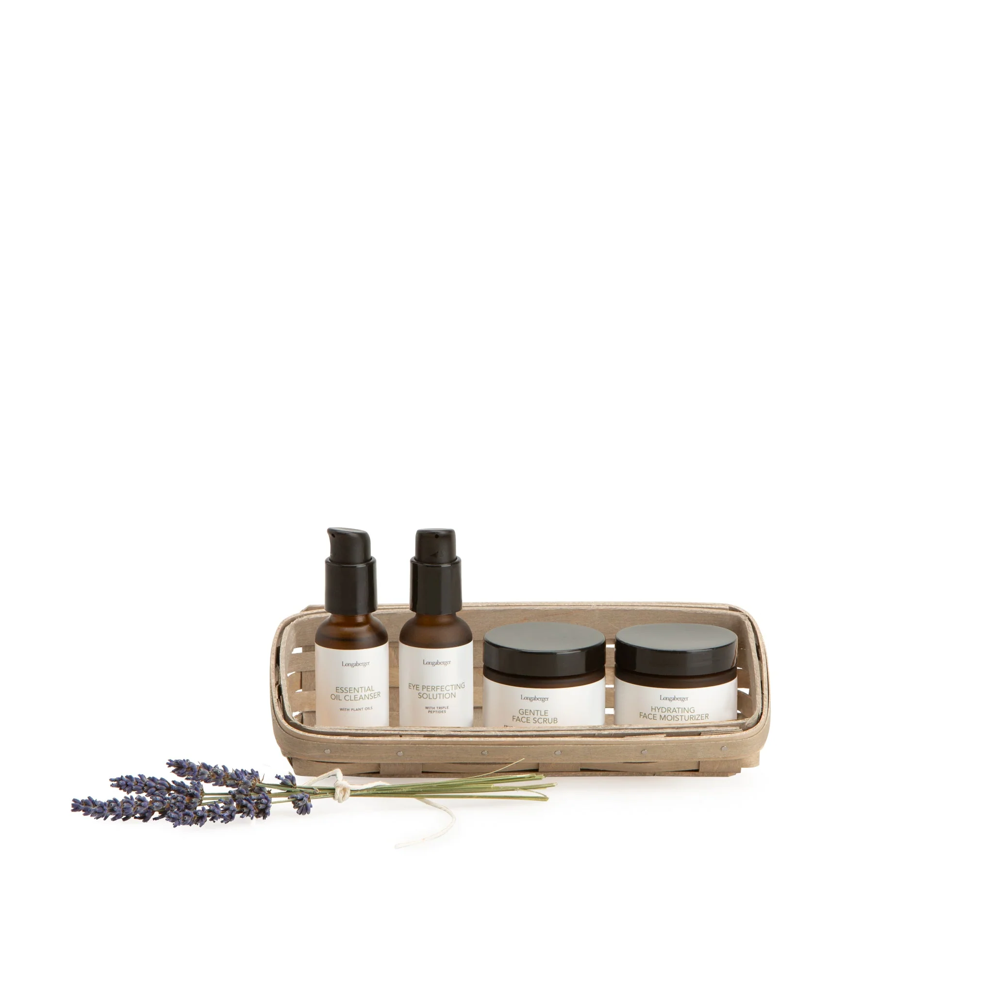 Small Skin Care Basket with Protector - Pale Grey - Image 4