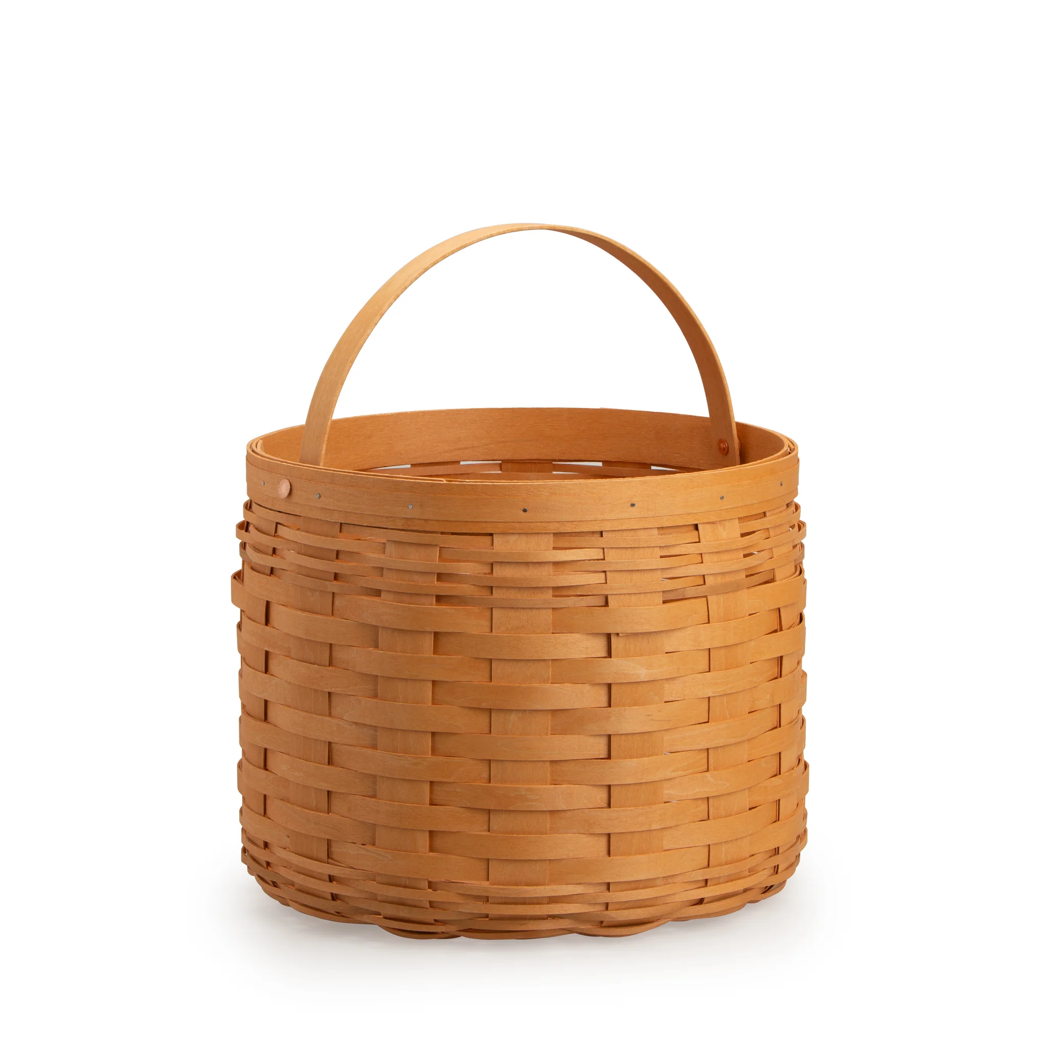 Round Storage Basket with Protector - Saffron - Image 3