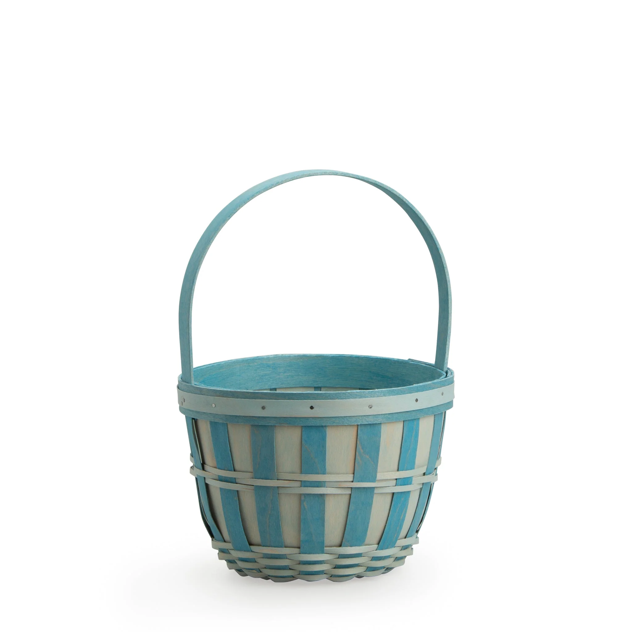 Small Easter Trug Basket with Protector - Robin's Egg Blue - Image 5