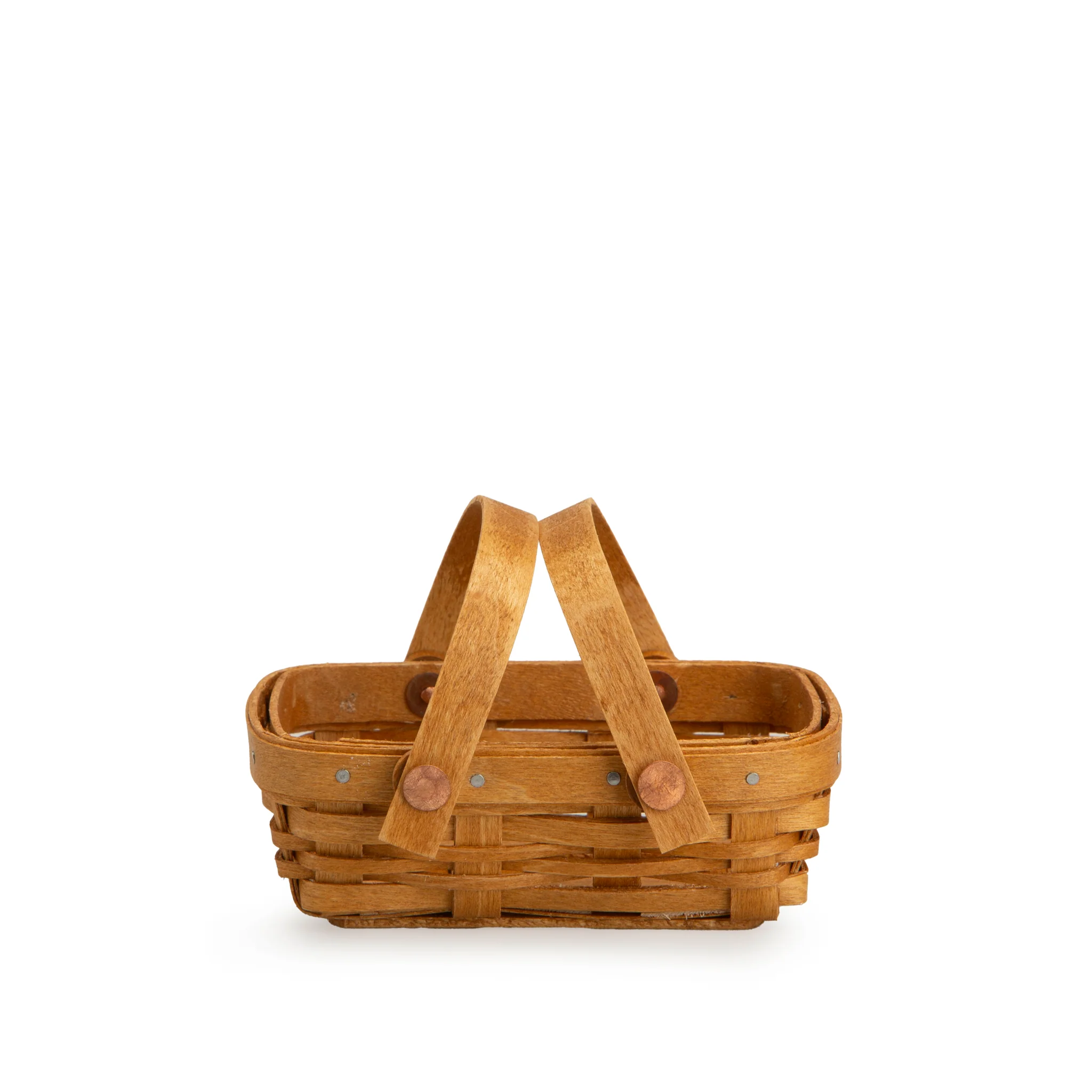 Miniature Gathering Basket - Warm Brown - Image 3