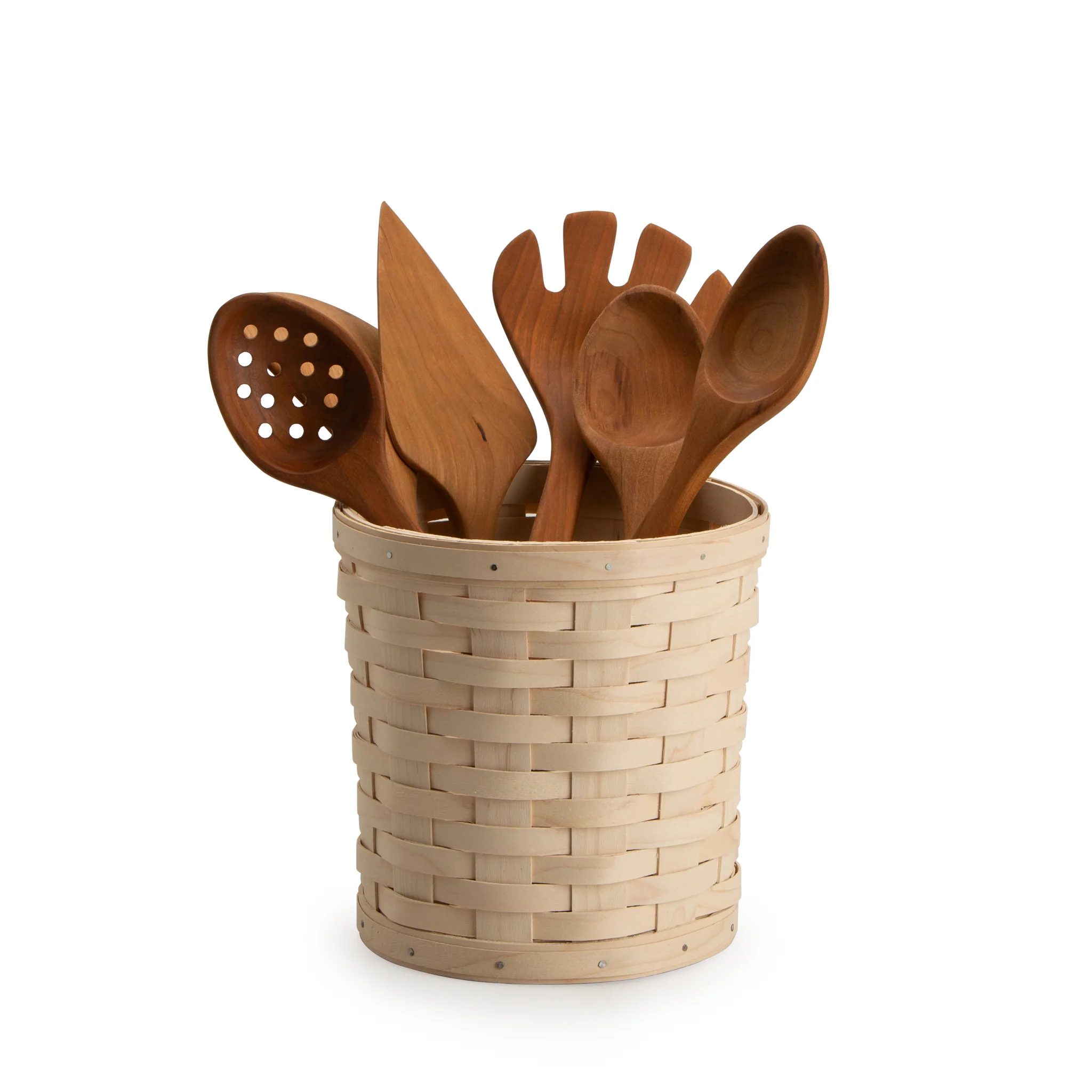 Utensil Basket - Whitewashed